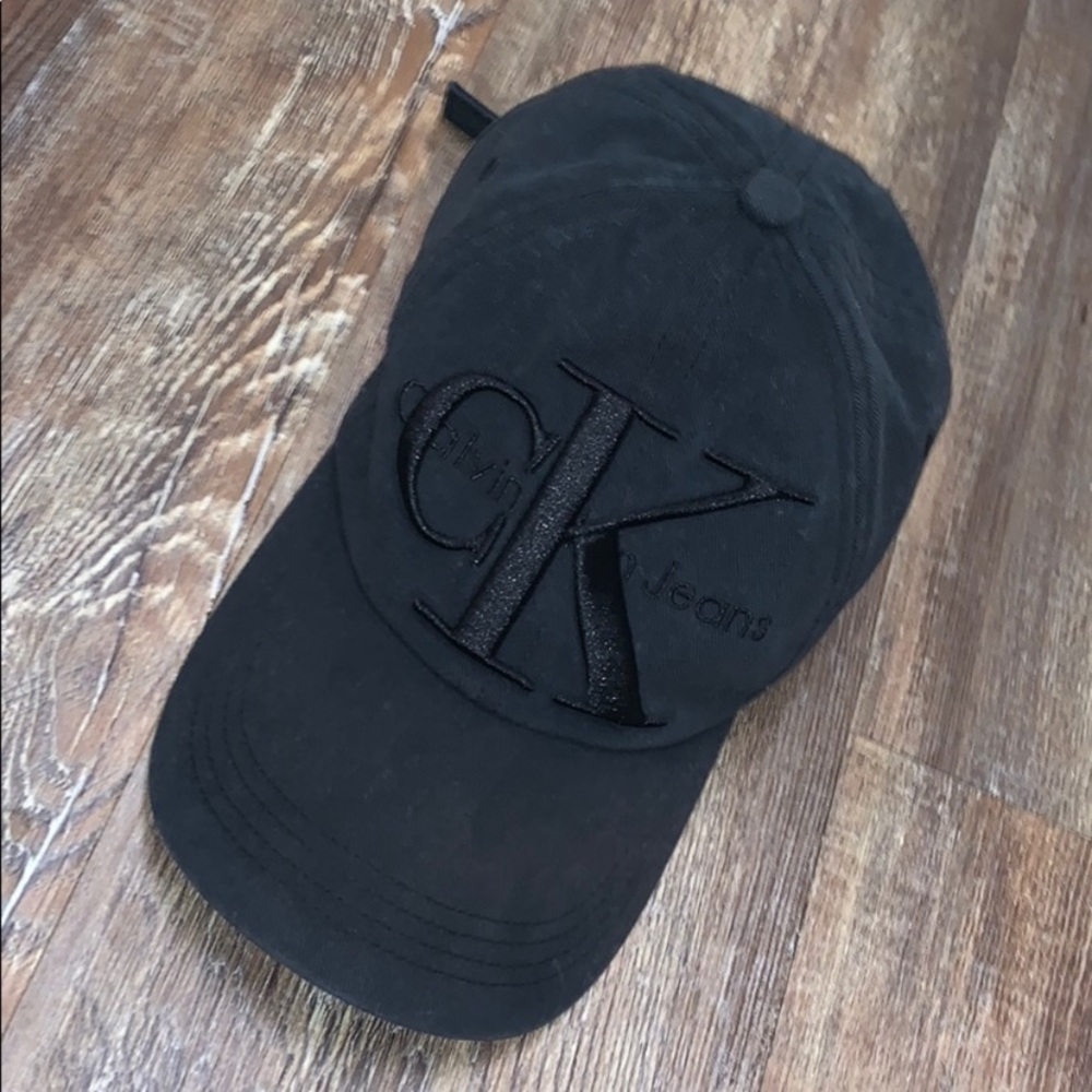 Black cK Jeans Ballcap